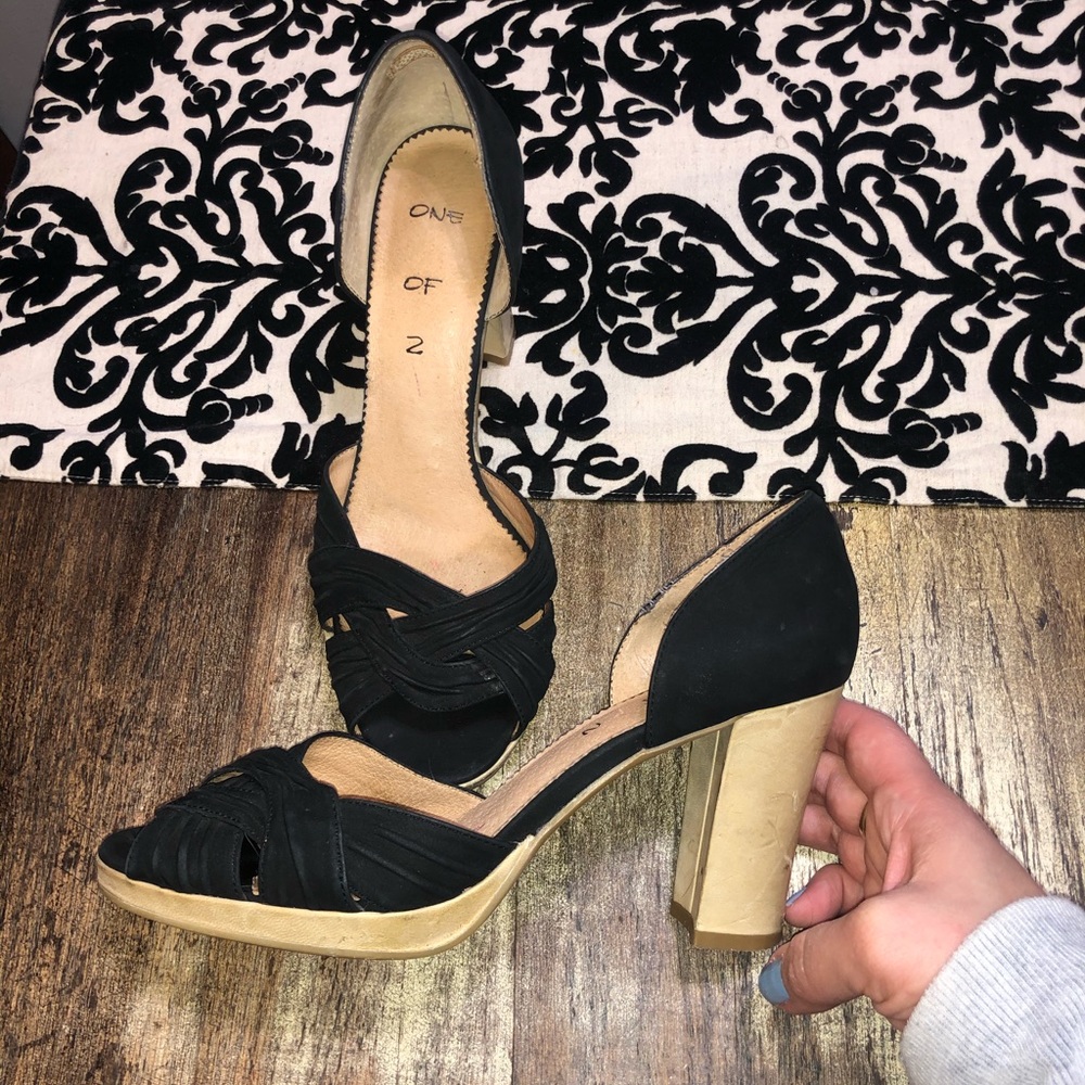 One of 2 heels